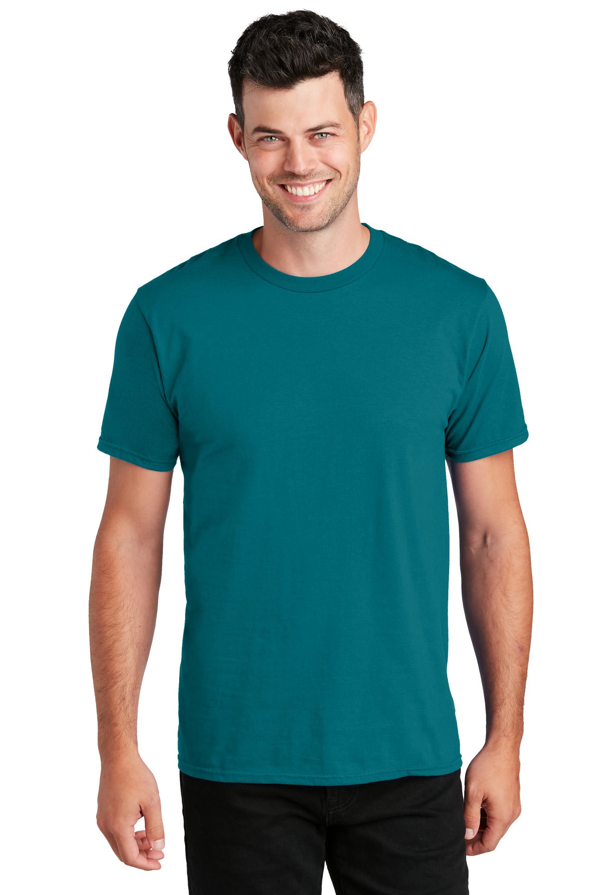 You'll be the biggest fan around of this 100% ring spun cott - Team Teal