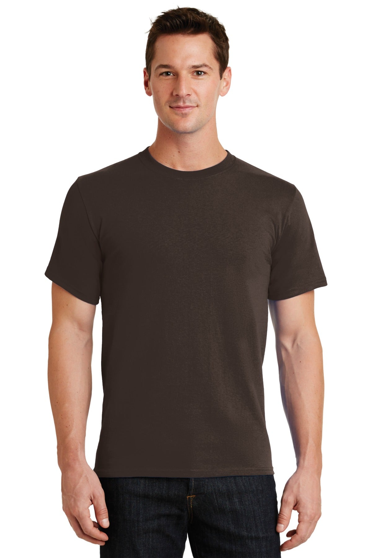 A year-round essential our best-selling t-shirt has been vot - Dark Chocolate Brown