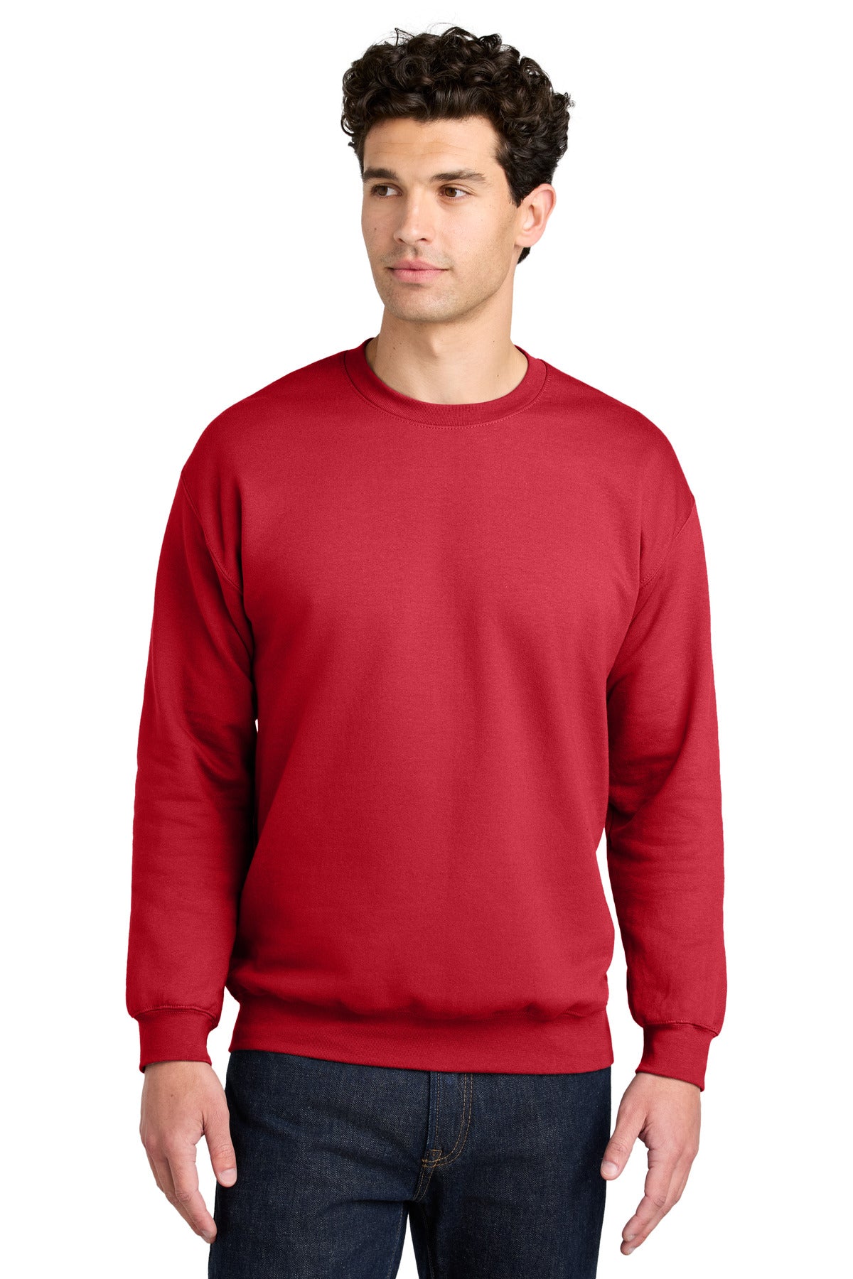 8.4-ounce 80/20 ring spun cotton/poly75/25 ring spun cotton/ - Red