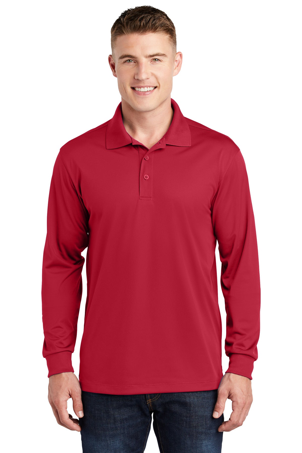 We've taken our Sport-Wick moisture-wicking technology and c - Deep Red