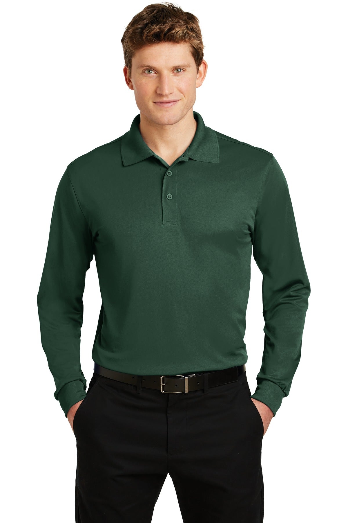 We've taken our Sport-Wick moisture-wicking technology and c - Forest Green
