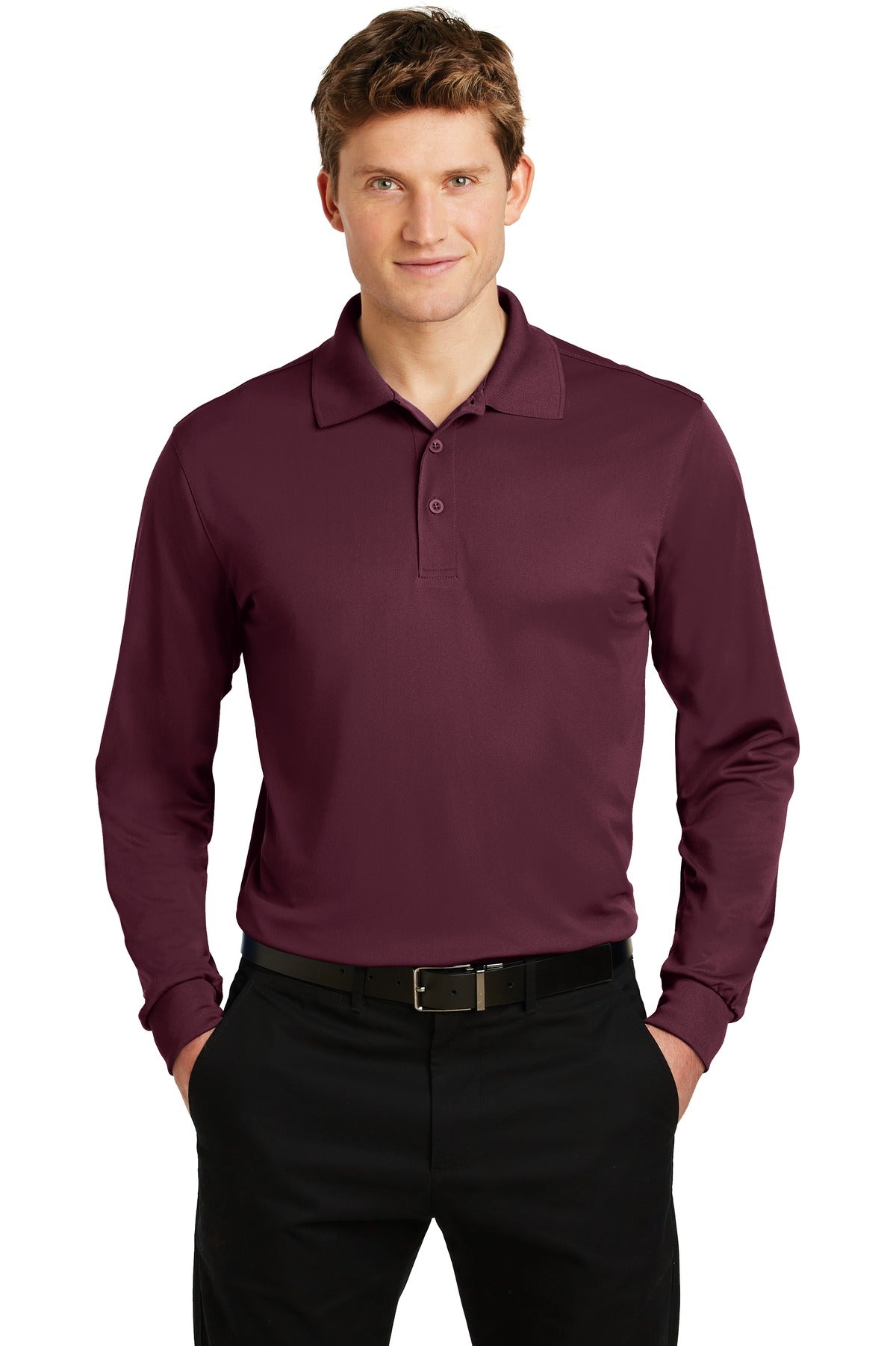 We've taken our Sport-Wick moisture-wicking technology and c - Maroon