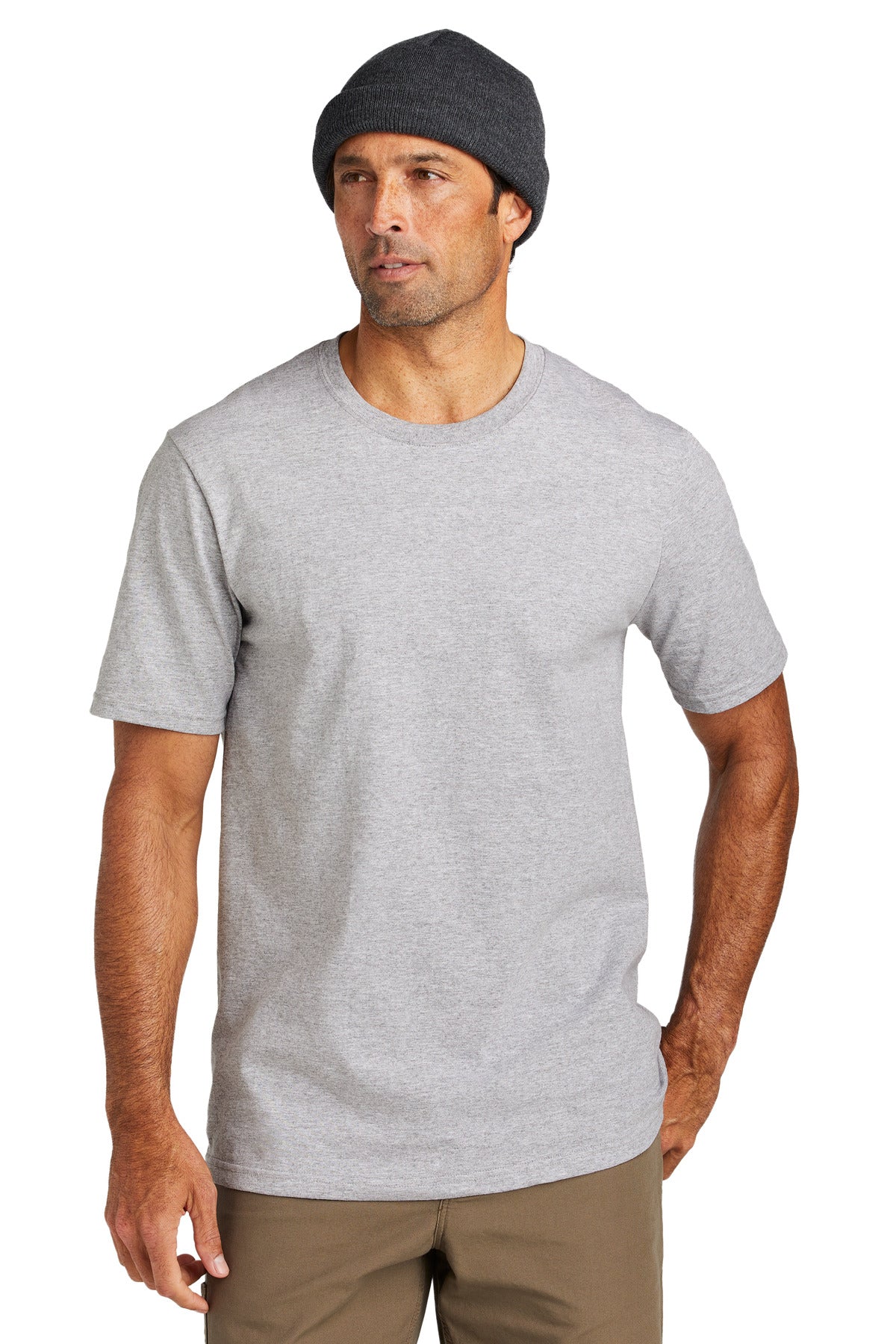 Steady hands. Honest work. This heavyweight tee is forged in - Athletic Heather